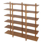 Christopher Knight Home Elliot Scaffale Moderno in Legno a 6 Ripiani Aperto per Esposizione e Archiviazione