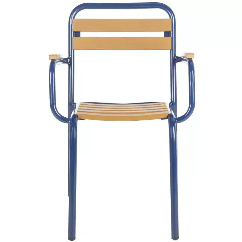 Sedia Rayton (Set da 2) - Interno/Esterno - PAT4039 - Marrone/Blu - Safavieh