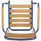 Sedia Rayton (Set da 2) - Interno/Esterno - PAT4039 - Marrone/Blu - Safavieh