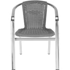 Sedia con braccioli impilabile Wrangell - Interno/Esterno - FOX5207 - Safavieh