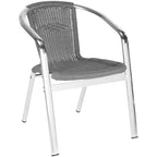 Sedia con braccioli impilabile Wrangell - Interno/Esterno - FOX5207 - Safavieh