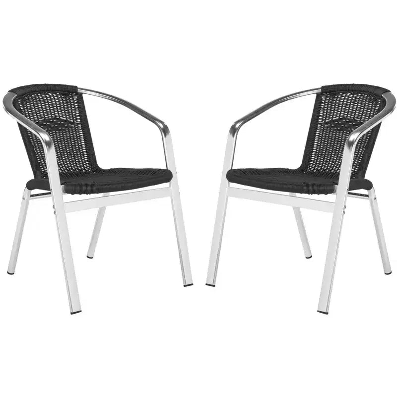 Wrangell Stackable Arm Chair - Indoor/Outdoor - FOX5207 - Safavieh