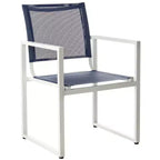 Sedia Neval (Set di 2) - Interno/Esterno - PAT4041 - Blu/Bianco - Safavieh