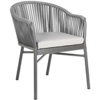 Sedia Stefano in corda (Set da 2) - Interno/Esterno - PAT4026 - Grigio - Safavieh