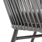 Sedia Stefano in corda (Set da 2) - Interno/Esterno - PAT4026 - Grigio - Safavieh
