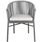 Sedia Stefano in corda (Set da 2) - Interno/Esterno - PAT4026 - Grigio - Safavieh