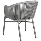 Sedia Stefano in corda (Set da 2) - Interno/Esterno - PAT4026 - Grigio - Safavieh