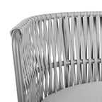 Sedia in corda Kiyan (set da 2) - Interni/Esterni - PAT4028 - Grigio - Safavieh