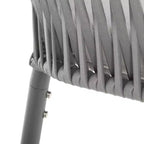 Sedia in corda Kiyan (set da 2) - Interni/Esterni - PAT4028 - Grigio - Safavieh