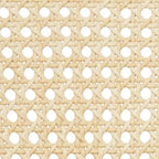 Flash Furniture Cannes Sedia impilabile da bistrò Thonet commerciale per interni/esterni, in rattan di canna PE e telaio in alluminio