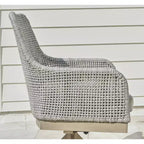 Signature Design by Ashley Seton Creek, sedia da pranzo girevole da esterni (set da 2), grigio