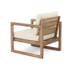 Sedia Club da Esterno Stefan in Legno di Acacia con Cuscini di Christopher Knight Home