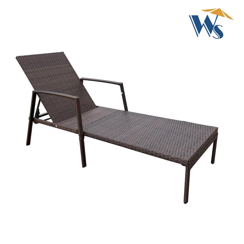 Sedie a sdraio da patio - Sdraio da esterno in rattan e vimini