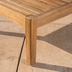 Sdraio Perla da esterno in legno di acacia (set da 2) di Christopher Knight Home