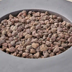 Set di 4 poltrone girevoli Eli Outdoor con braciere rotondo di Christopher Knight Home