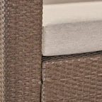 Set di 4 poltrone girevoli Eli Outdoor con braciere rotondo di Christopher Knight Home