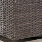 Set di 4 poltrone girevoli Eli Outdoor con braciere rotondo di Christopher Knight Home
