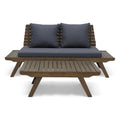 Ensemble de patio extérieur 2 pièces en bois d'acacia Sedona par Christopher Knight Home