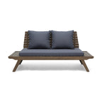Ensemble de patio extérieur 2 pièces en bois d'acacia Sedona par Christopher Knight Home