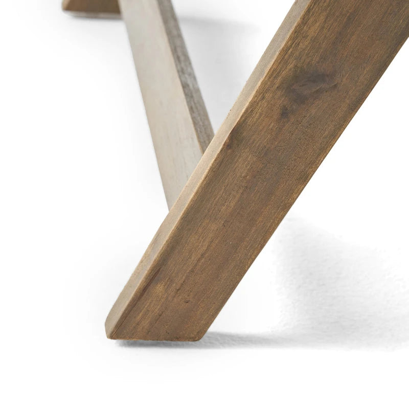 Ensemble de patio extérieur 2 pièces en bois d'acacia Sedona par Christopher Knight Home