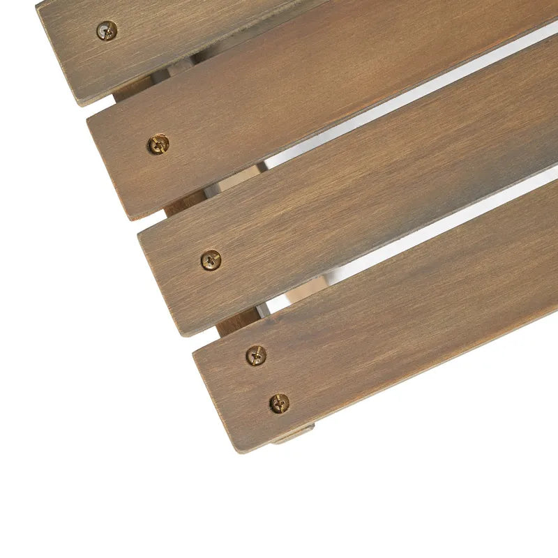 Ensemble de patio extérieur 2 pièces en bois d'acacia Sedona par Christopher Knight Home