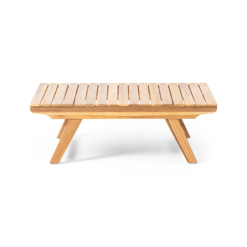 Ensemble de patio extérieur 2 pièces en bois d'acacia Sedona par Christopher Knight Home