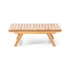 Ensemble de patio extérieur 2 pièces en bois d'acacia Sedona par Christopher Knight Home