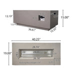 Set divano componibile a U a 8 posti Brava Outdoor in legno di acacia con braciere di Christopher Knight Home