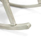 Set di sedie a dondolo a 2 posti in legno di acacia e tavolino Alametos Outdoor di Christopher Knight Home