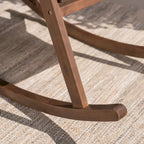 Sedia a dondolo Gus in legno da esterno (set da 2) di Christopher Knight Home