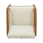 Fauteuil d'extérieur Samwell en bois d'acacia avec coussin de Christopher Knight Home