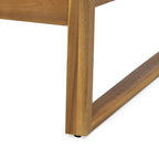 Fauteuil d'extérieur Samwell en bois d'acacia avec coussin de Christopher Knight Home