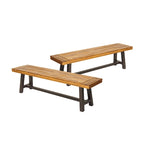 Christopher Knight Home Carlisle Panche da esterno in legno di acacia