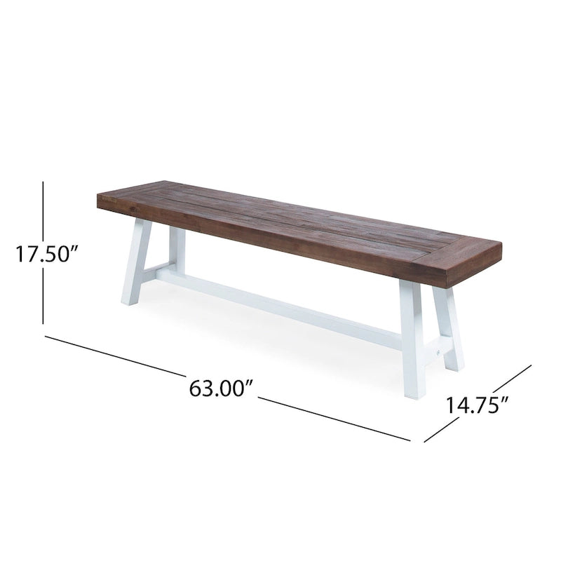 Christopher Knight Home Carlisle Panche da esterno in legno di acacia