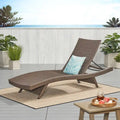 Chaise longue d'extérieur en osier Thira de Christopher Knight Home - 79,25 L x 28 P x 15,50 H