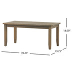 Causeuse et table de jardin en acacia rembourrées Peyton de Christopher Knight Home