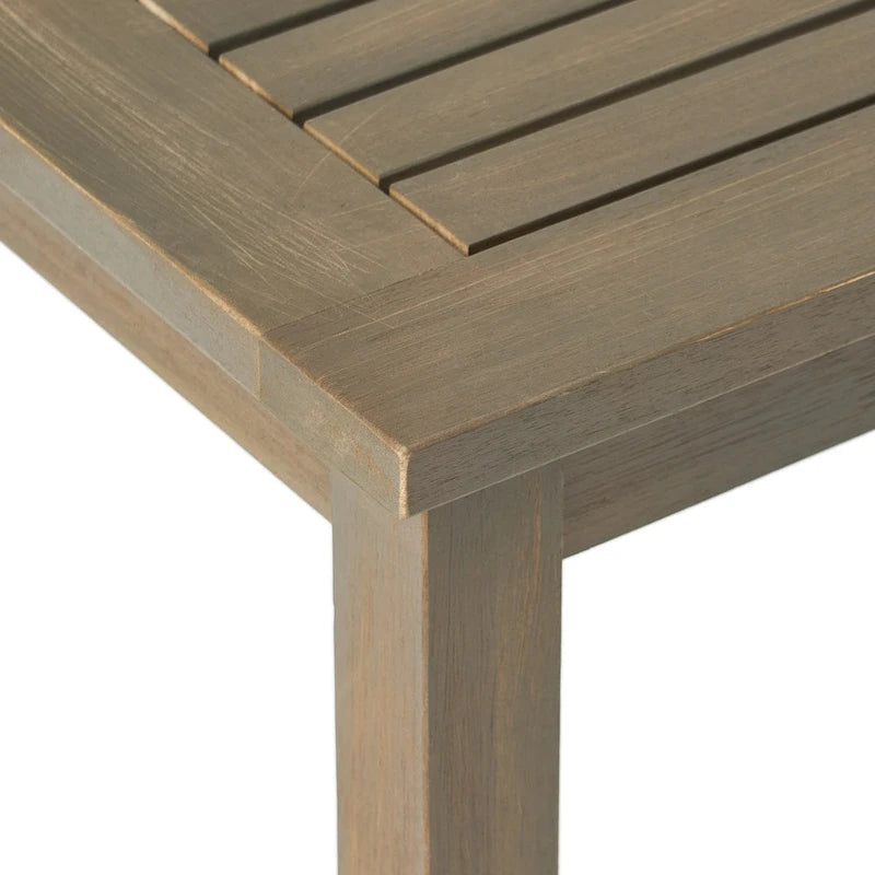 Causeuse et table de jardin en acacia rembourrées Peyton de Christopher Knight Home