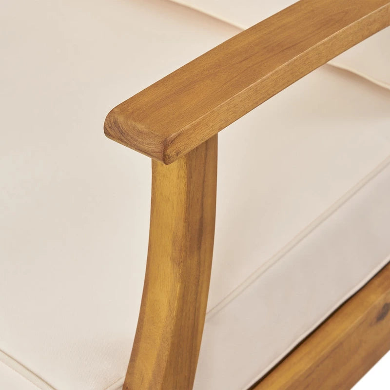 Ensemble de canapé d'extérieur en acacia Illona par Christopher Knight Home