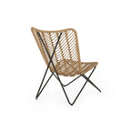 Galtin Sedie accentate da esterni in vimini e ferro (set da 2) di Christopher Knight Home