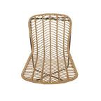 Galtin Sedie accentate da esterni in vimini e ferro (set da 2) di Christopher Knight Home