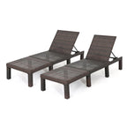 Jamaica Chaise Longue da Esterno (Set di 2) di Christopher Knight Home
