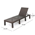 Jamaica Chaise Longue da Esterno (Set di 2) di Christopher Knight Home
