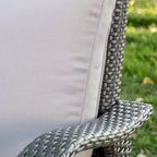 Set da salotto da esterno in vimini a 5 pezzi Honolulu con cuscini di Christopher Knight Home