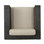 Poltrona girevole Puerta Outdoor in vimini di Christopher Knight Home