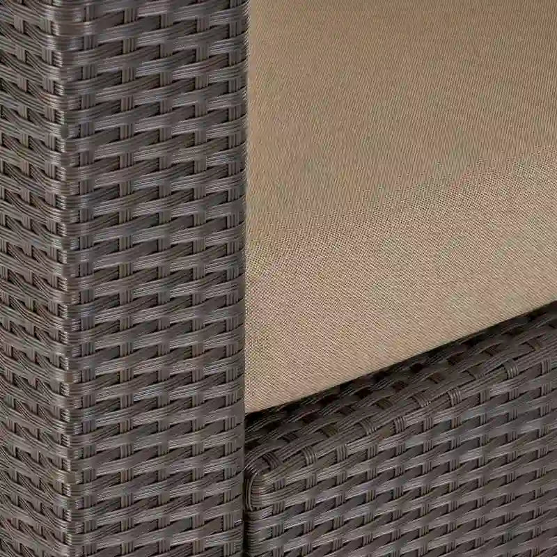 Poltrona girevole Puerta Outdoor in vimini di Christopher Knight Home