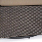 Poltrona girevole Puerta Outdoor in vimini di Christopher Knight Home
