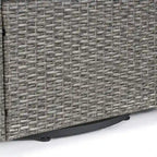 Poltrona girevole Puerta Outdoor in vimini di Christopher Knight Home