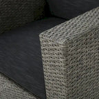 Poltrona girevole Puerta Outdoor in vimini di Christopher Knight Home