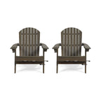 Chaises Adirondack pliantes Bellwood Outdoor en bois d'acacia (lot de 2) par Christopher Knight Home