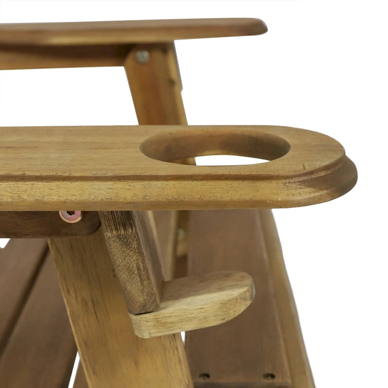 Chaises Adirondack pliantes Bellwood Outdoor en bois d'acacia (lot de 2) par Christopher Knight Home